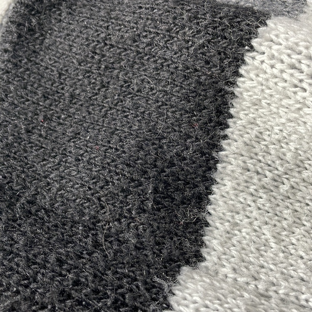 Knit patchwork sweater, M - Picture 7 of 8